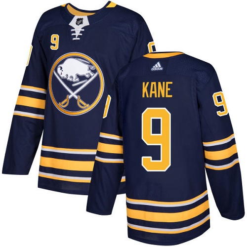 Adidas Sabres #9 Evander Kane Navy Blue Home Authentic Youth Stitched NHL Jersey